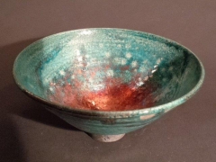 raku fired bowl